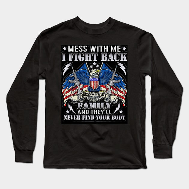 Black Panther Art - USA Army Tagline 25 Long Sleeve T-Shirt by The Black Panther